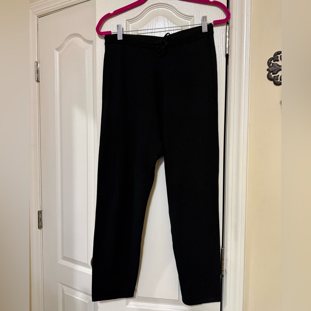 Eileen Fisher Cropped Wool Blend Pants Petite Small